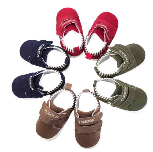 Baby Boy Girl Shoes Sole Soft Canvas Solid Footwear Shoes