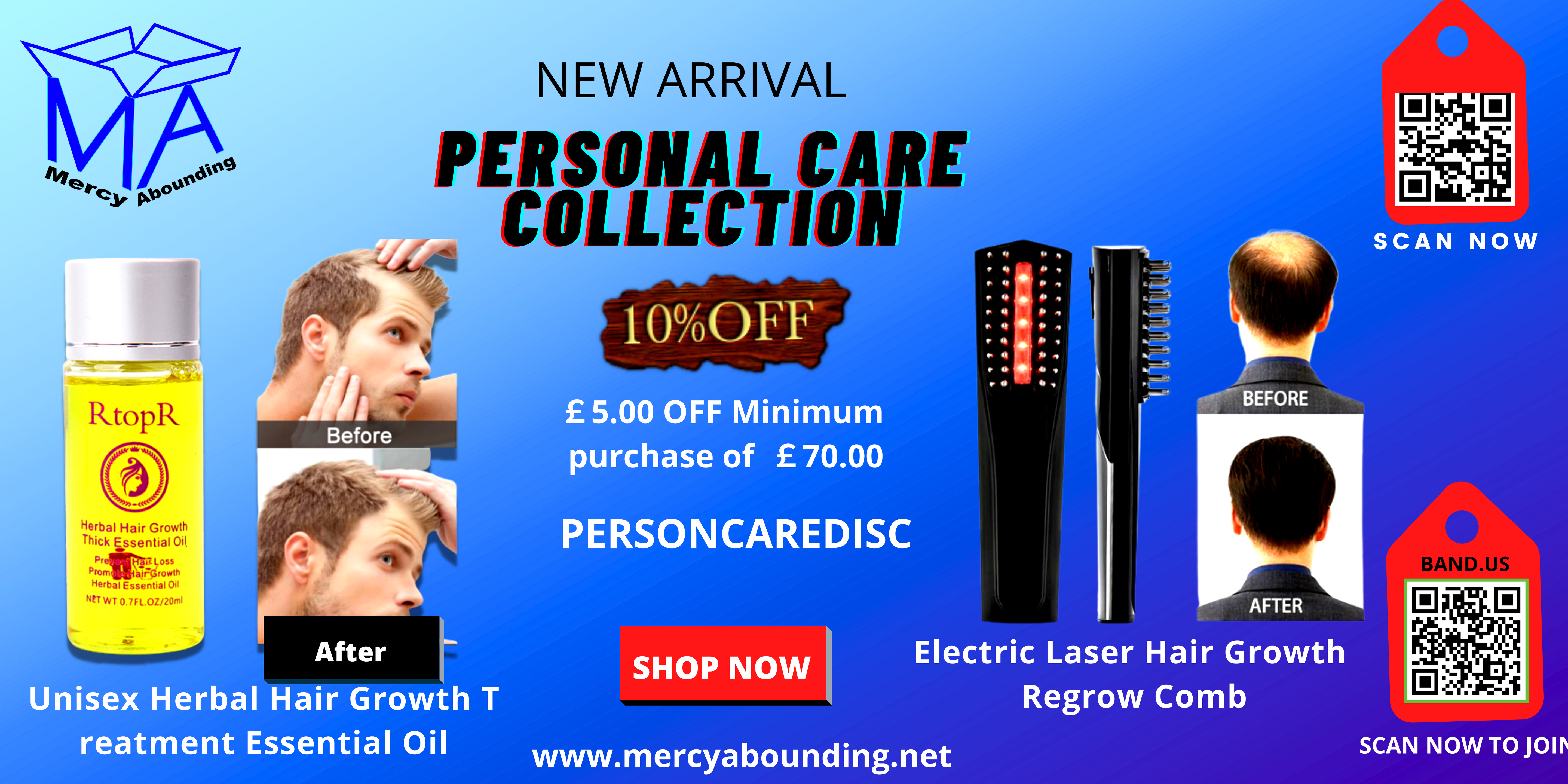 MA banner men personal care