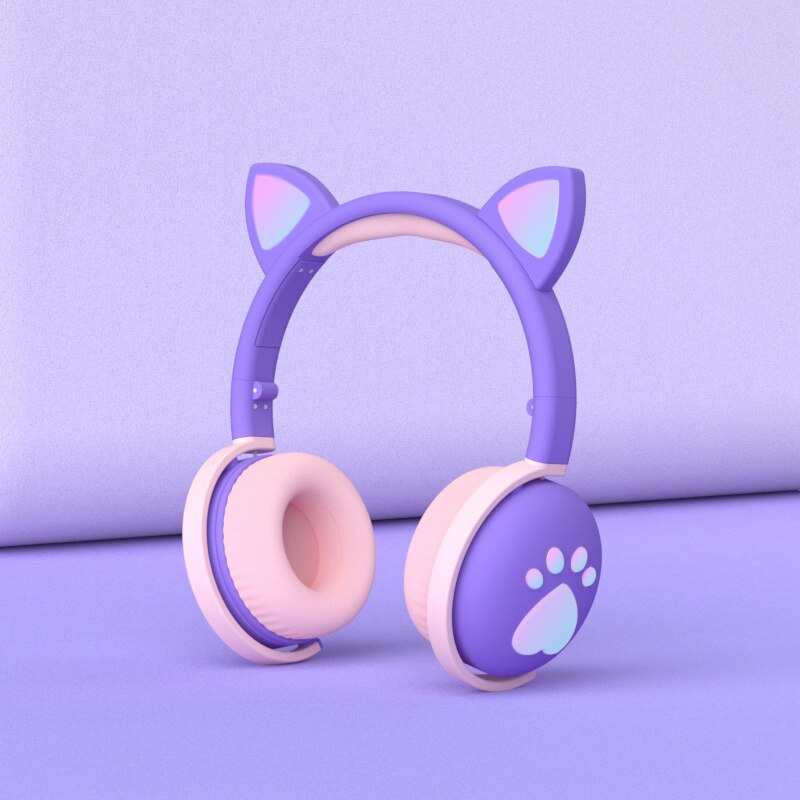 Children Cute Headset Glowing Kids Headpones