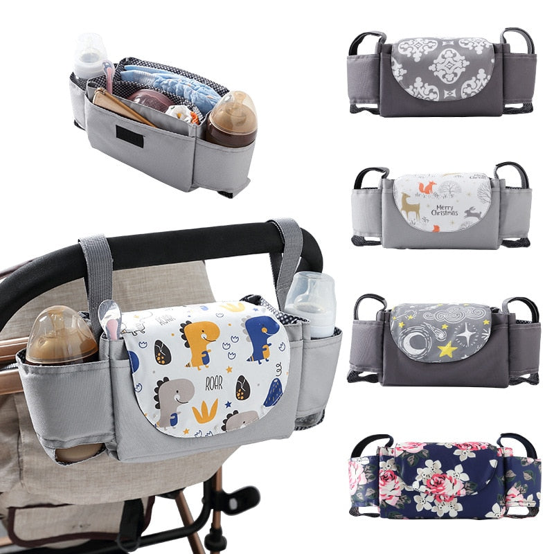 Bag Bottle Cup Holder Pram Pushchair Mummy Organizer