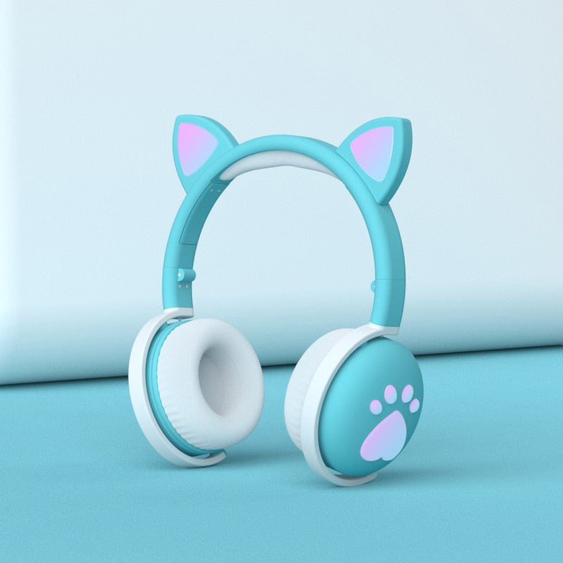 Children Cute Headset Glowing Kids Headpones
