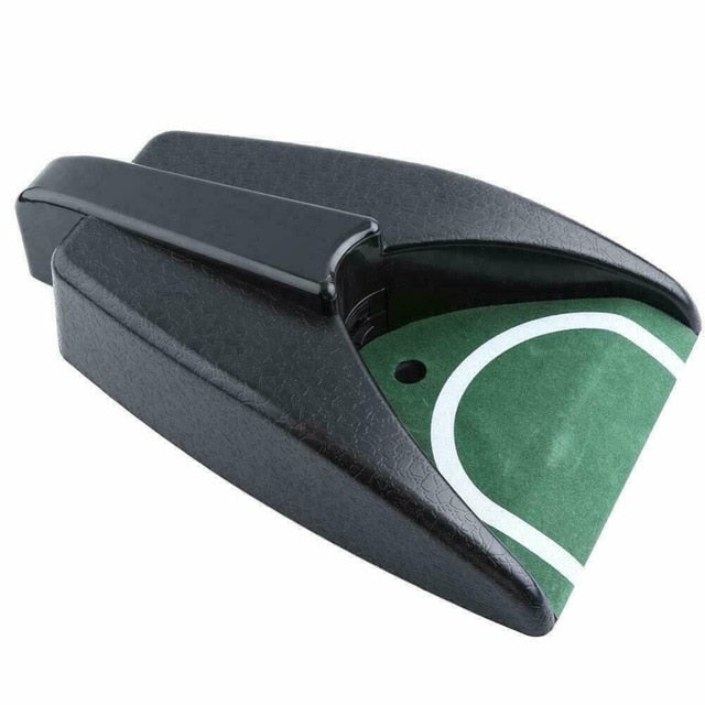 Golf Putting Cup Hole Machine Balls Returning Aid Lawn Green Mats