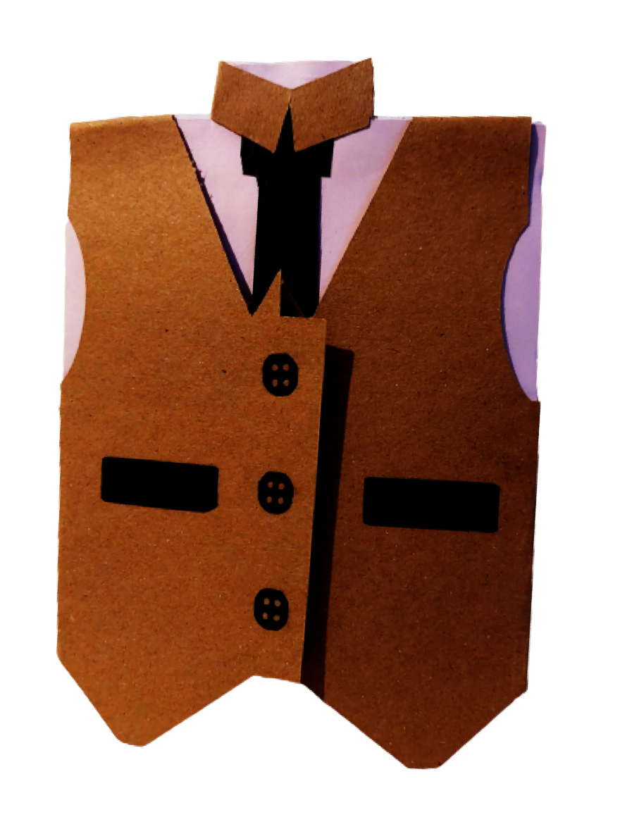 Men/Guys Handmade Greeting Card Thank you, Congratulations.