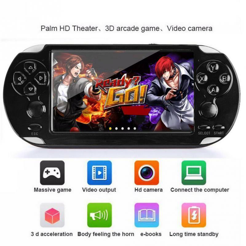 Handheld game console 5.0 inch large screen classic nostalgic portable retro mini arcade gamefor GBA/NES 10000 video game