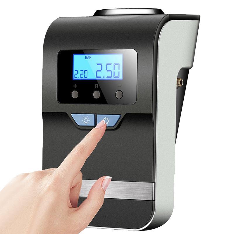 Portable Tyre Inflator Electric Air Compressor Pump 12V Air Pump Camping 150PSI Digital Car Air Compressor for Car Bike Ball