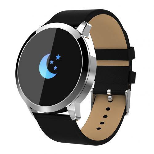 Q8 0.95-Inch OLED Color Screen Heart Rate Monitor Fitness Business Sports Smart Watch Multi-Language Waterproof Bracelet