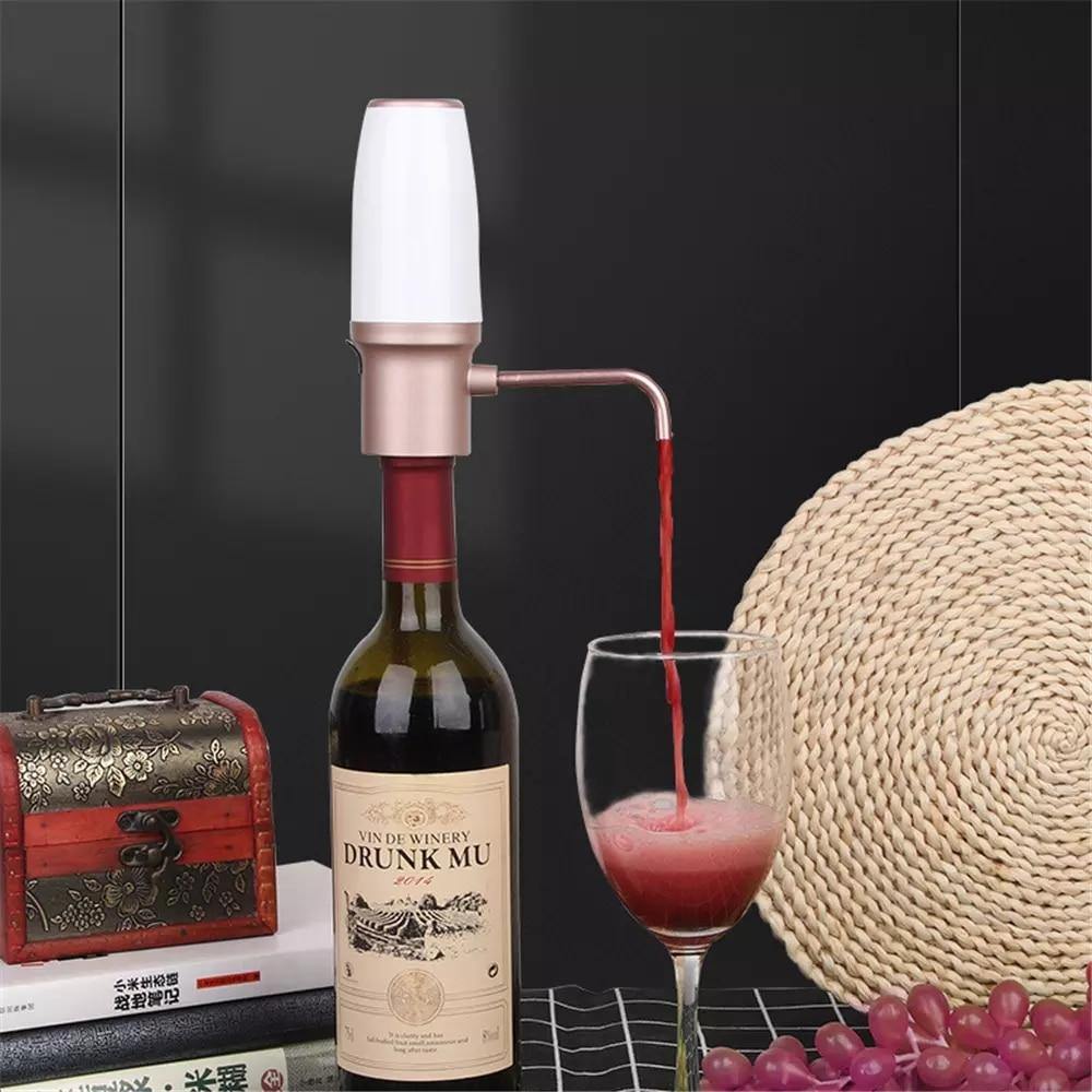 Portable Smart Electric Wine Decanter USB Automatic Red Wine Pourer Aerator Decanter Dispenser Wine Tools Bar Accessories