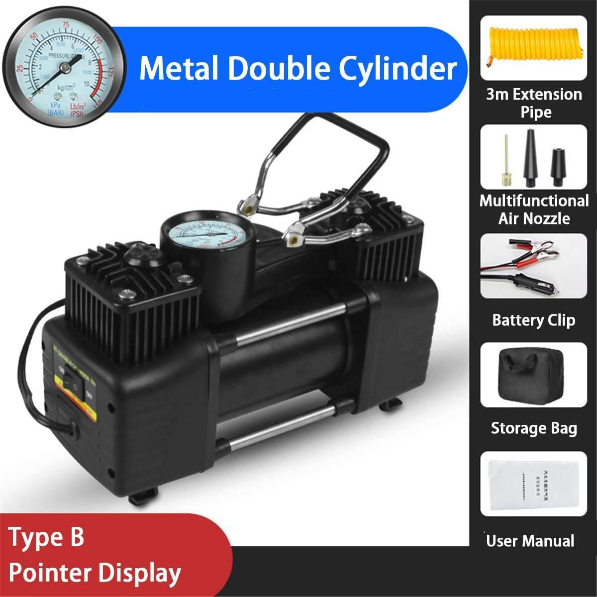 Car Air Compressor Portable Inflatable Pump Heavy Duty Digital Tyre Inflator 150PSI 12V Super Fast Air Compressors Tool Car SUV