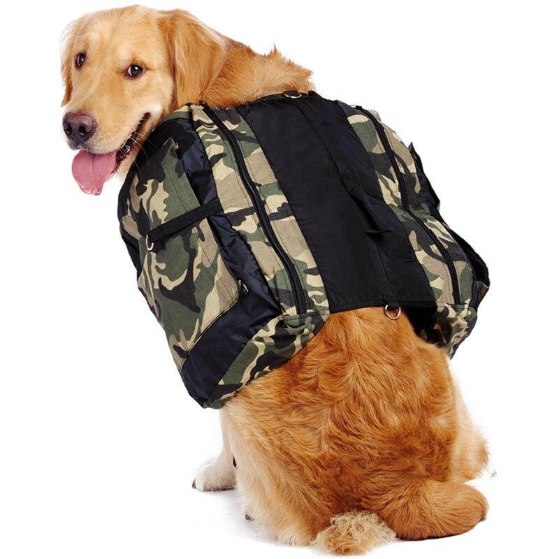 Dog Pack Hound Travel Camping Hiking Backpack Saddle Bag Rucksack With Large Capacity for Pet Dog Outdoor Travel Supplies