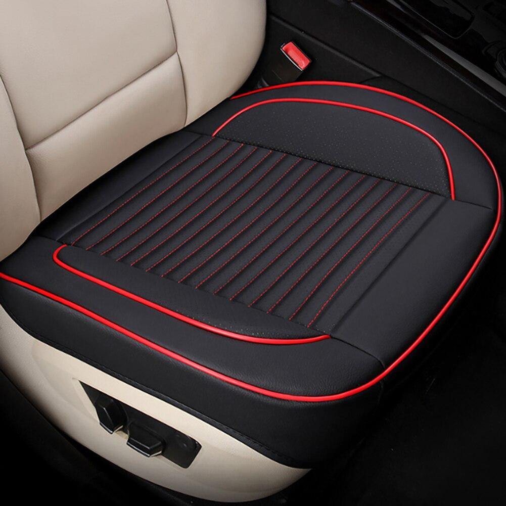 Non-Slip With Pu Leather Universal Car Front Seat Cushion Seat Cover Pad Mat Protector For Auto Supplies Office Chair