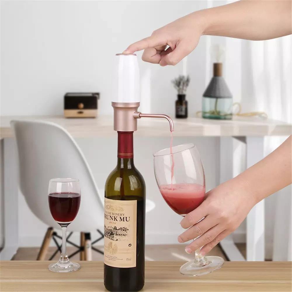 Portable Smart Electric Wine Decanter USB Automatic Red Wine Pourer Aerator Decanter Dispenser Wine Tools Bar Accessories