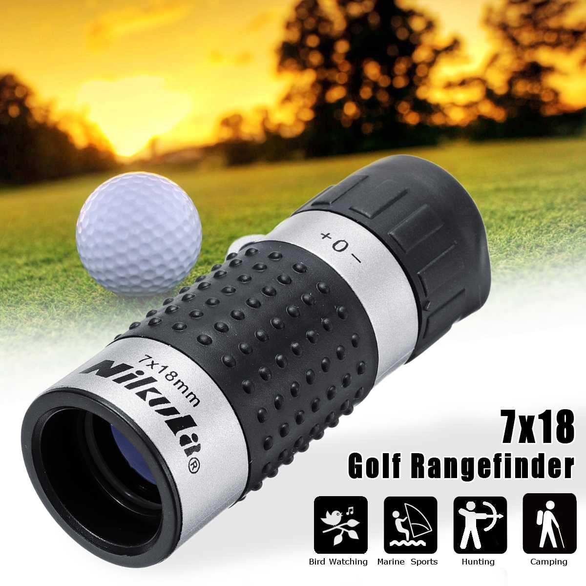 7x18 163m/1000m Golf Monocular Rangefinder Distance Meter Finder Binocular Pocket-Scope Range Sightseeing Surveillance Races