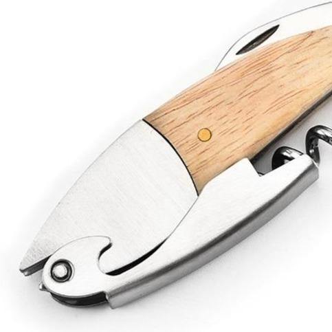 Cute Fish Shaped Wine Opener Wood Handle Professional Metal Openers Multifunction Portable Screw Corkscrew Wine Bottle Opener