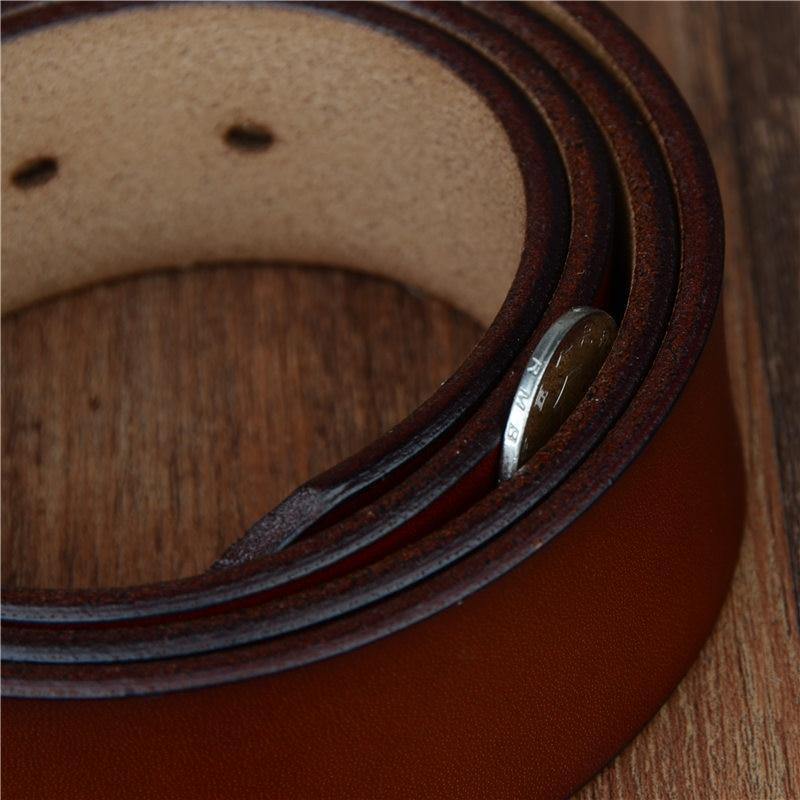 COWATHER men belt cow genuine leather designer belts for men high quality fashion vintage male strap for jeans cow skin XF002