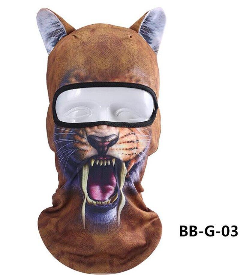 ICESNAKE Motorcycle 3D Animal Ear Balaclava Full Face Mask Bicycle Hats Snowboard Winter Warmer Cat Dog Face Mask