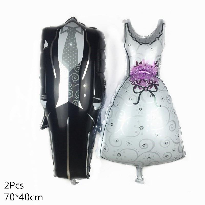 Wedding Balloons Foil Groom Bride Love Balloon for Wedding Decoration Bachelorette Party Valentine's Day Adult Party Supplies