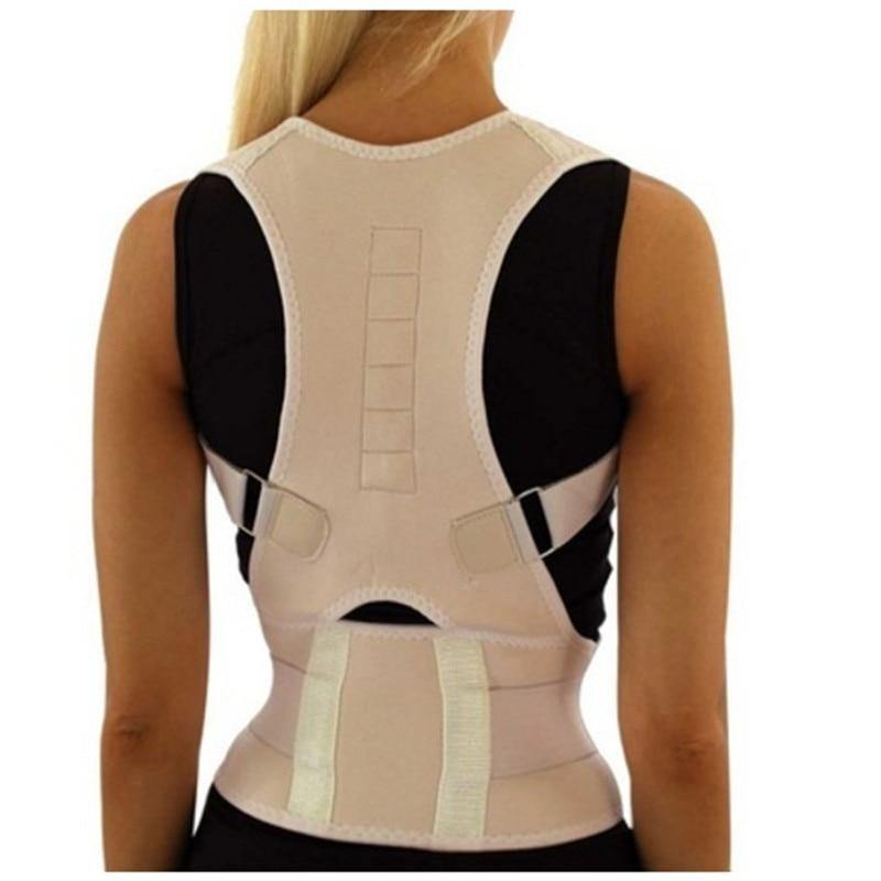 ZITY Sitting Posture Corrector Adjustable Magnetic Shape Body Shoulder Brace Belt Men and Women Back Vertebra Correct Therapy