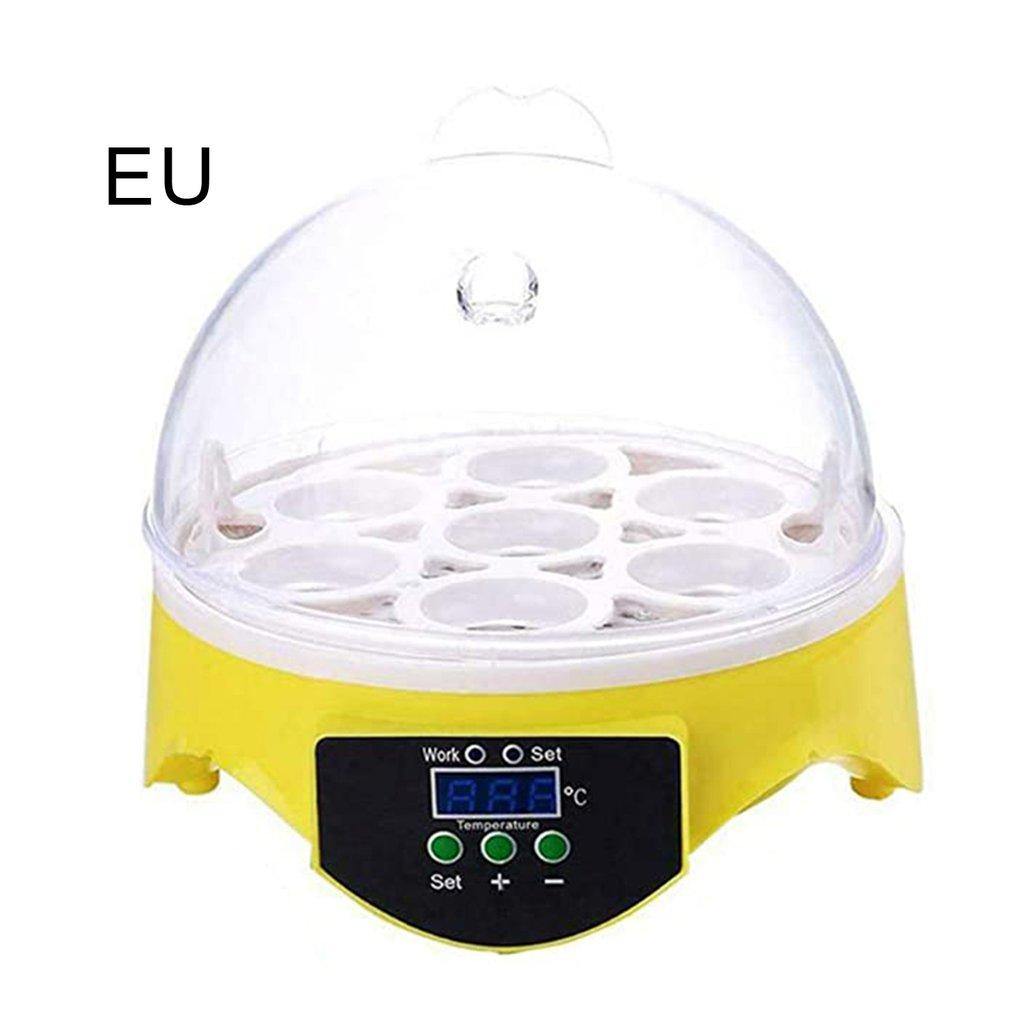 Egg Incubator Fully Automatic 16 Eggs/7eggs Digital Mini Brooder Small Chicken Bird Egg Incubator Automatic Farm Incubation Tool