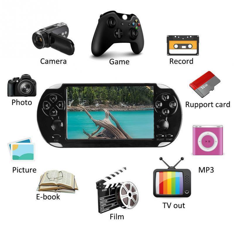 Handheld game console 5.0 inch large screen classic nostalgic portable retro mini arcade gamefor GBA/NES 10000 video game