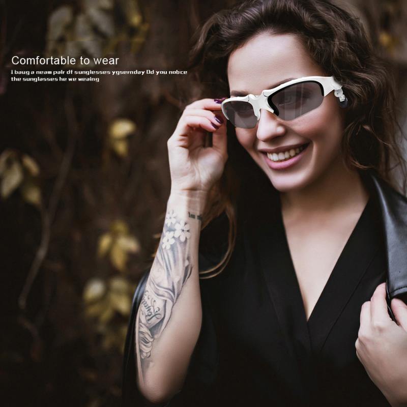 Bluetooth 5.0 Polarized Lens Smart Glasses Sports Headphone Sunglasses Headset With MicEarphone Speakers Driving Sun Glass