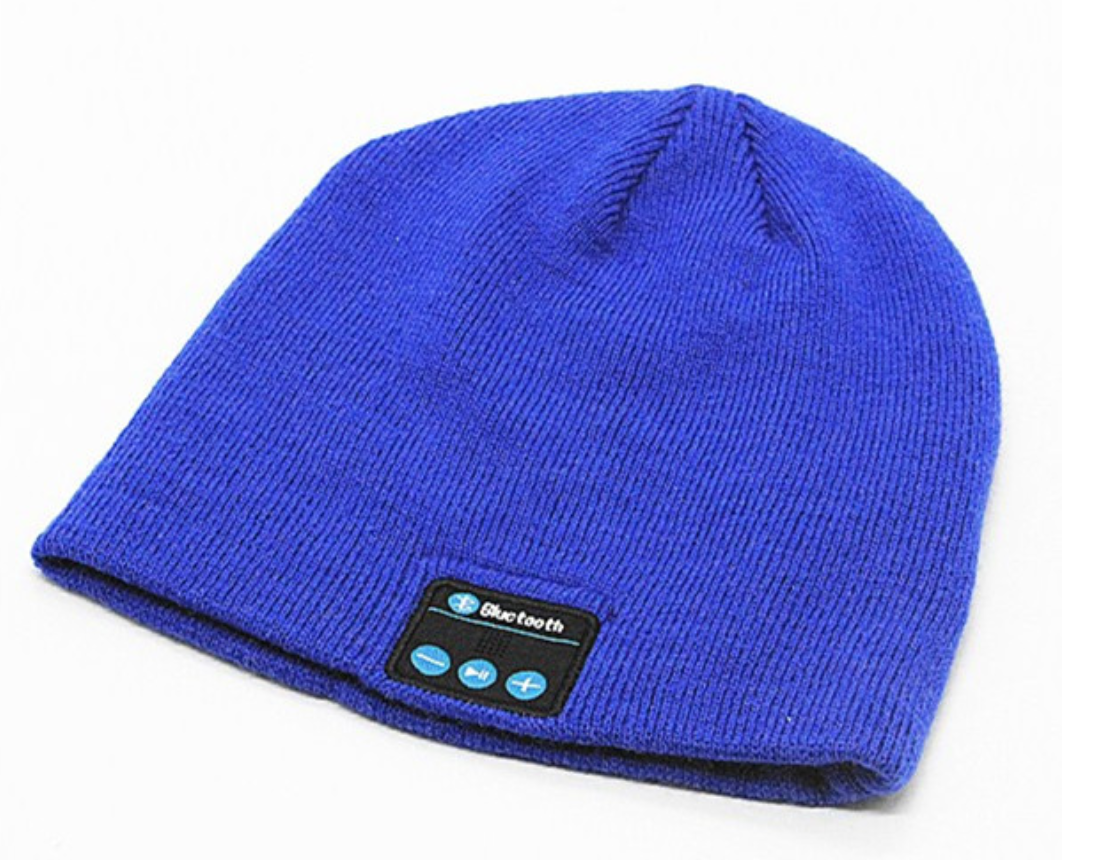 Beanie USB rechargeable wireless music headphones speaker hat