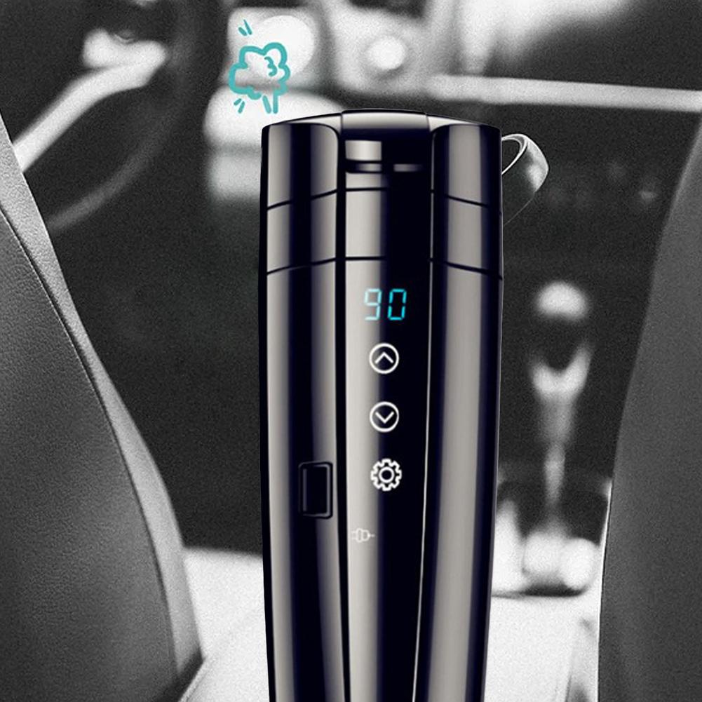 Electric Car Kettle Heating Travel Coffee Cup Mug 70W 400ml