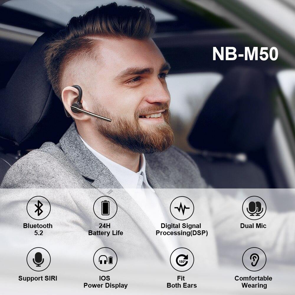 New Bee Wireless Bluetooth 5.2 Earphones CVC8.0 M50 - Mercy Abounding