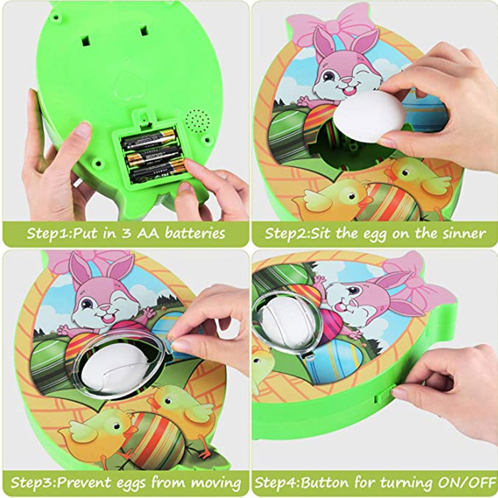 Easter Egg Spinner Machine Decorating Coloring Kit Children