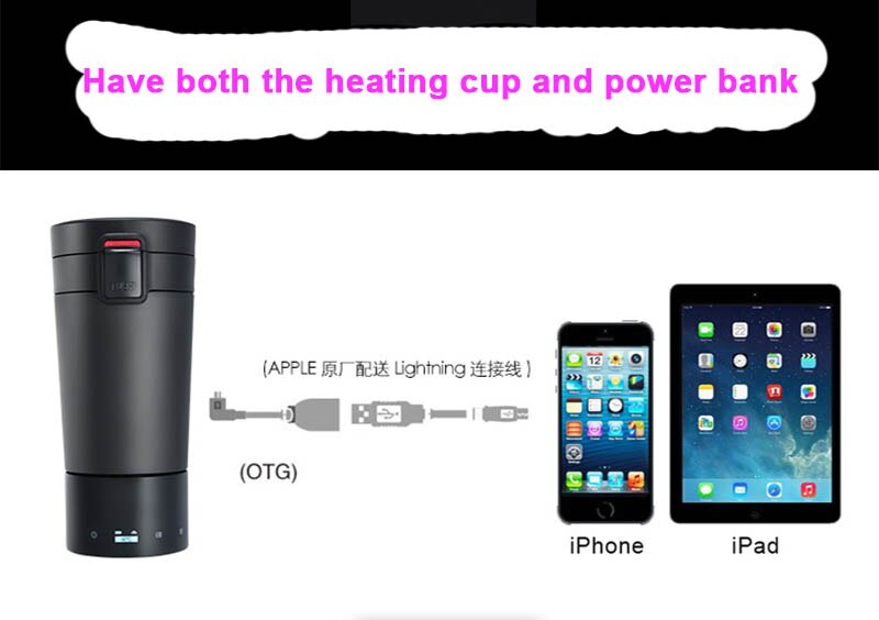 Quality Ember Heating Coffee cup Bottle Car Cup Tea Mug