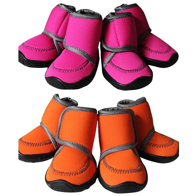 Waterproof Winter Pet Dog Boots Snow Anti-Slip Shoes 4Pcs/Set - Mercy Abounding