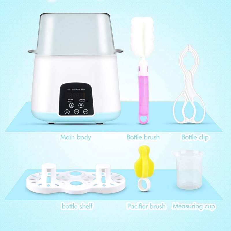 Bottle Baby Sterilizers Food Warmers Steam Breast Milk 6 in 1