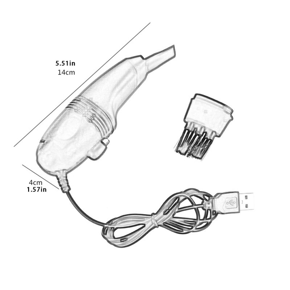 New Vacuum Usb Keyboard Cleaner Kit For Laptop 1pcs