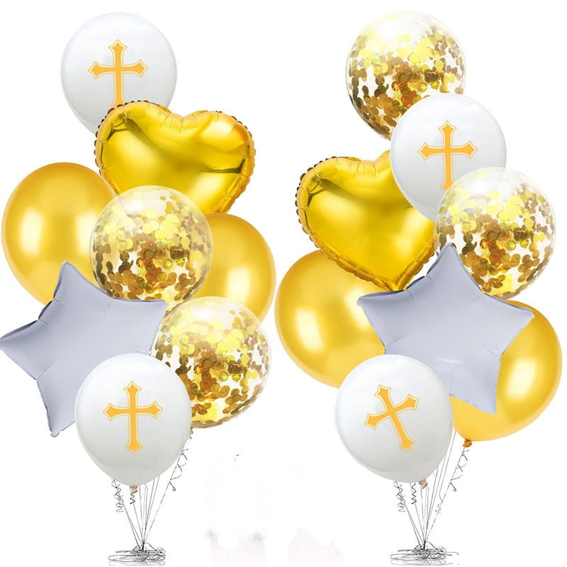 Decoration Baptism Easter Party  Christening Balloons