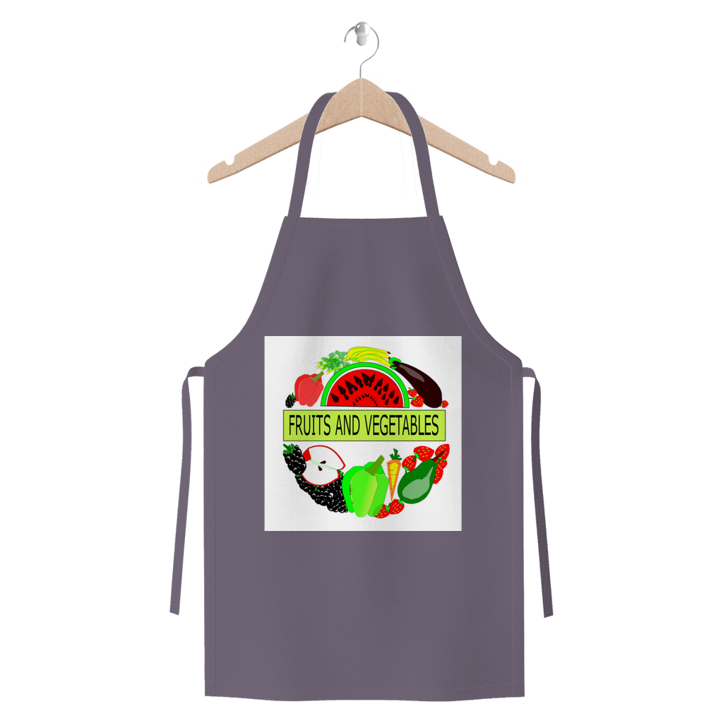 Durable Fruits And Vegetables Design Jersey Apron kitchen - Mercy Abounding