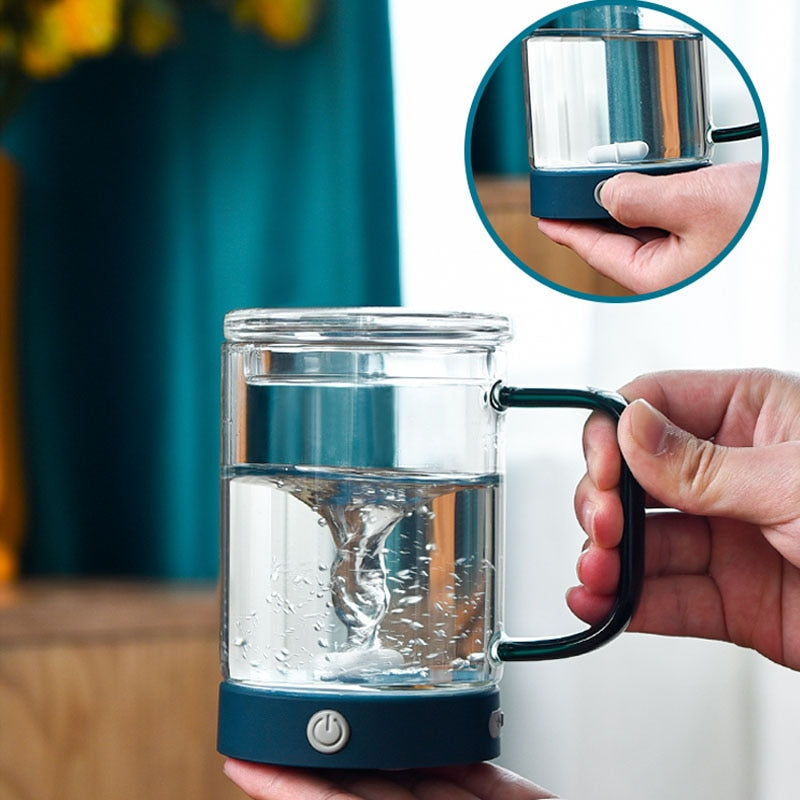 Automatic Electric Magnetic Self Stirring Cup Mixer Mug Coffee Tea