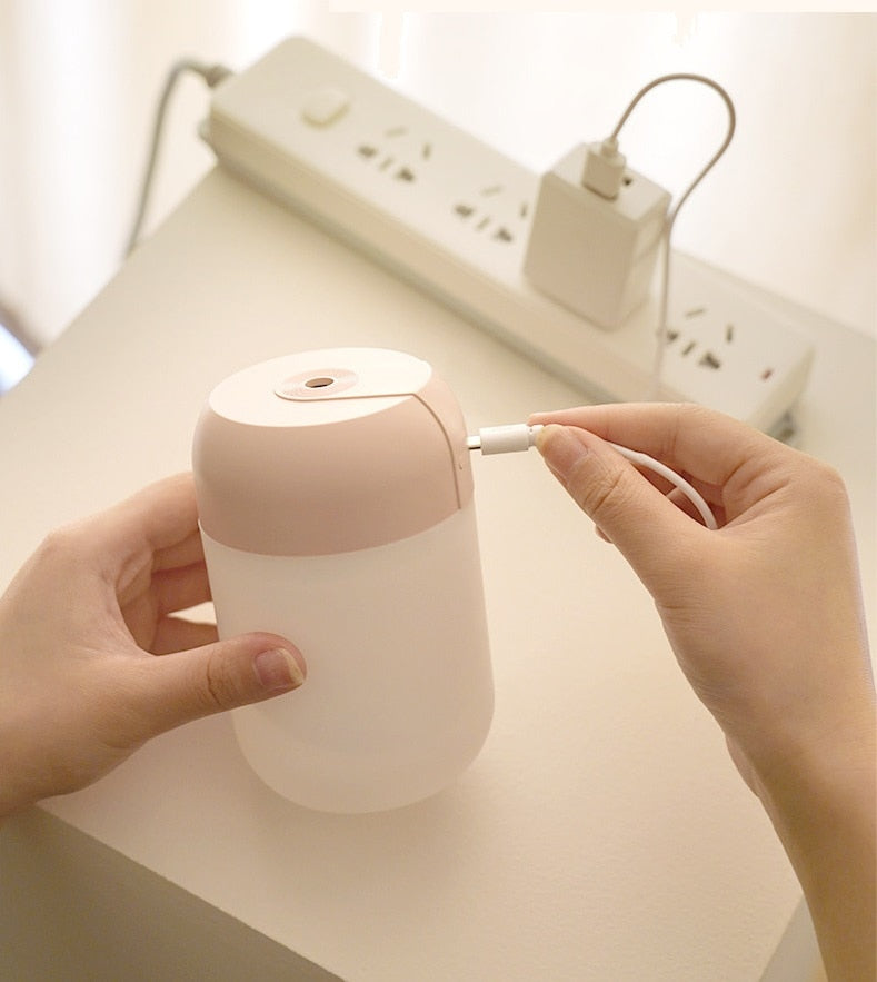 Portable Ultrasonic Air Humidifer USB Aromatherapy office, home