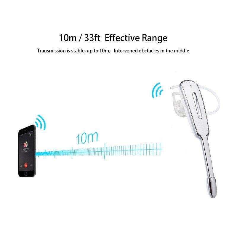 Business Bluetooth Earphones Handsfree Earloop With Mic - Mercy Abounding