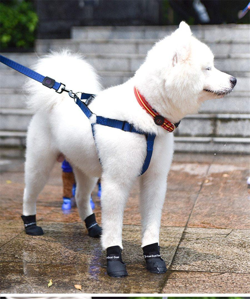 Waterproof Rain Pet Dog Anti Slip Rubber Boots 4pcs/Set - Mercy Abounding