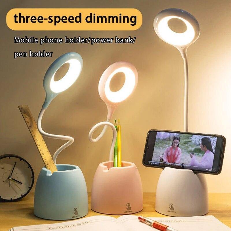 Multi-Function Pen Holder Leds USB Touch Night Light - Mercy Abounding