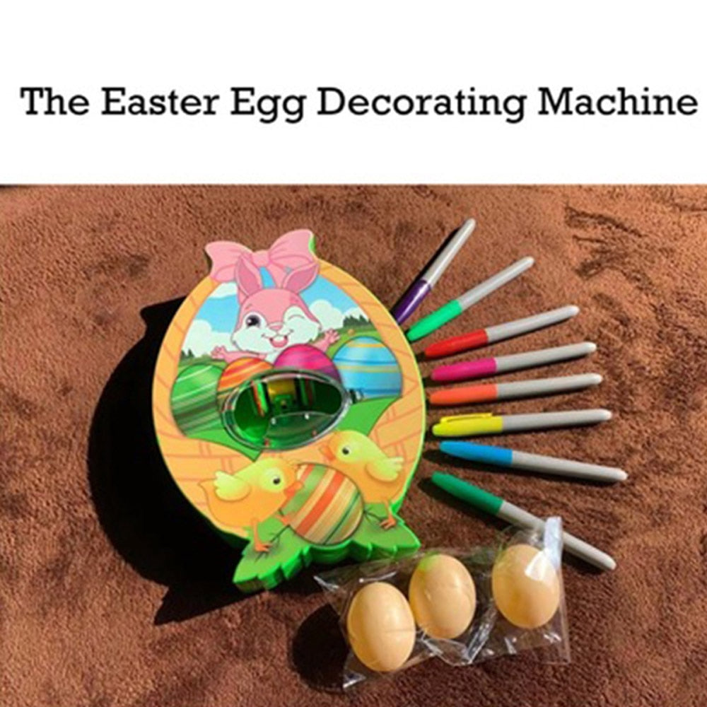 Easter Egg Spinner Machine Decorating Coloring Kit Children