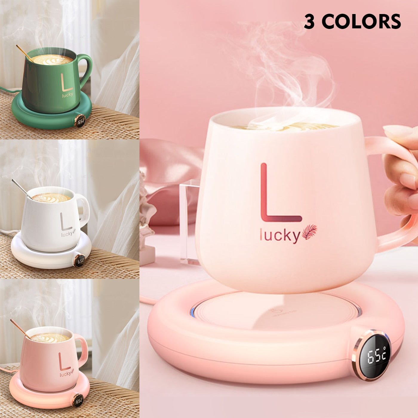 Electric Beverage Coffee Heating Plate Coasters Plate USB Mug