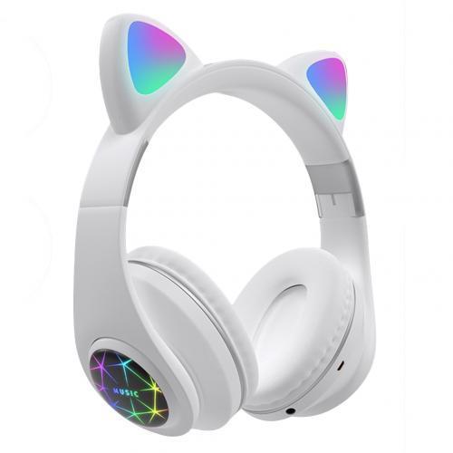 Foldable Kids Cat Unicorn Headphones Stereo Headset