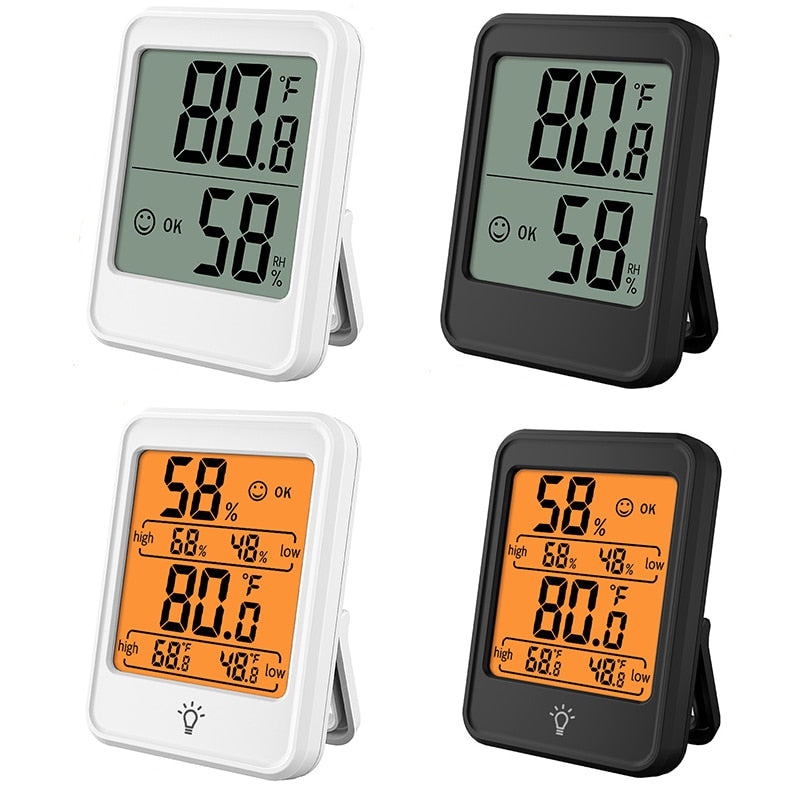 Thermometer Indoor  Temperature Humidity Monitor Weather Station