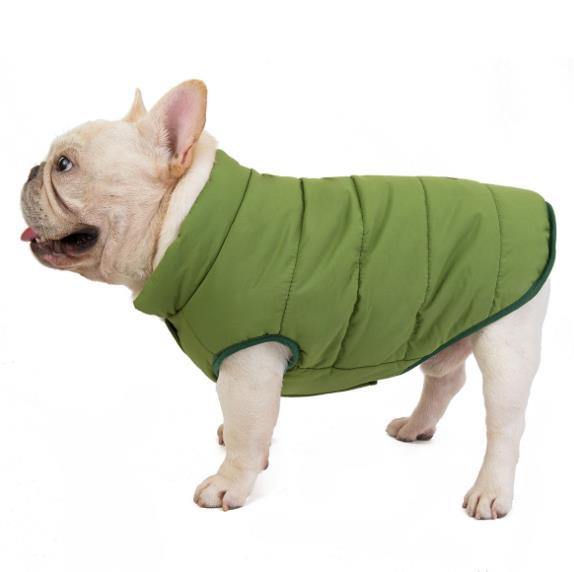 Dog Pet Vest Bulldog Winter Warm Coat Clothes - Mercy Abounding