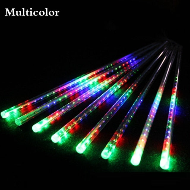 Waterproof Solar LED Shower light Holiday Party Christmas Decoration