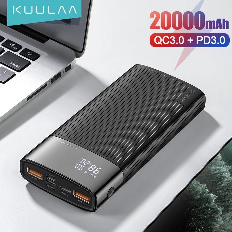 Portable Fast Wireless Power Bank 20000mAh QC PD 3.0  USB Charger - Mercy Abounding