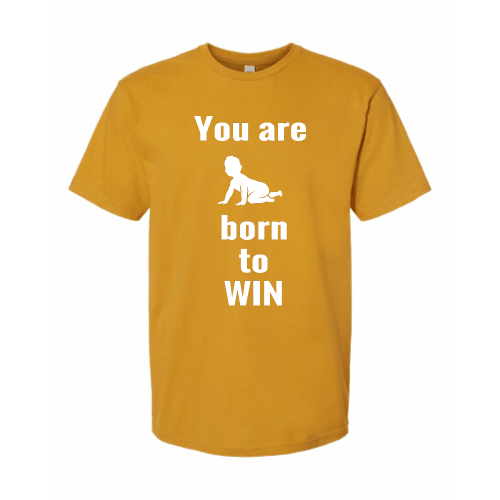 Simple Inspirational born to win t-shirt - Mercy Abounding
