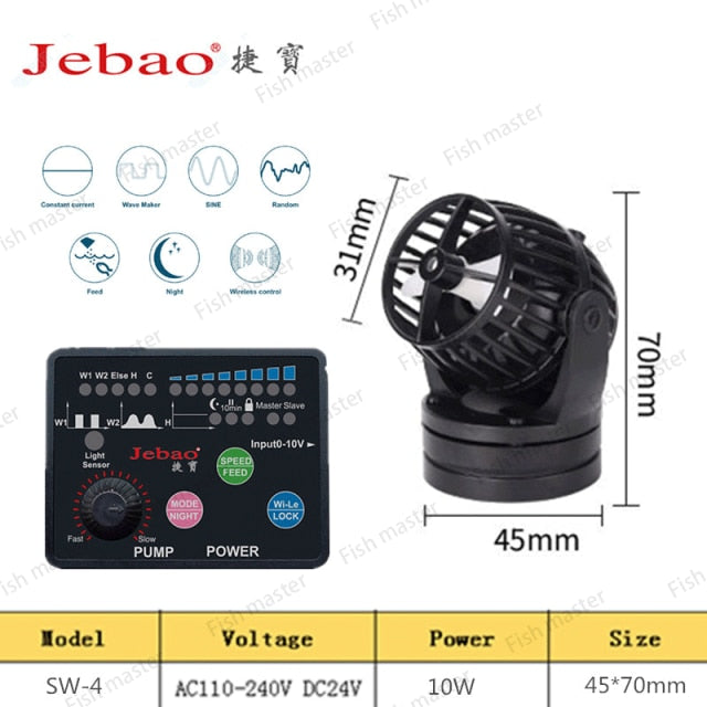 Jebao WIFI Aquarium Wave Maker Coral Cylinder Pump