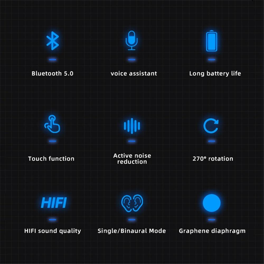 kebidu Bluetooth Single Business Ear-hook  Headset 5.0 - Mercy Abounding