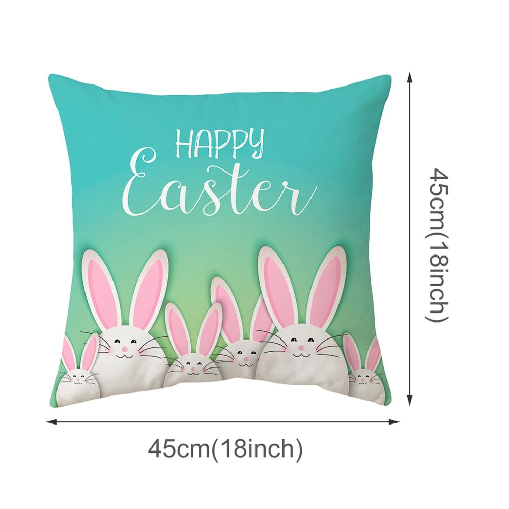 Happy Easter Pillowcase Home Decoration Gift